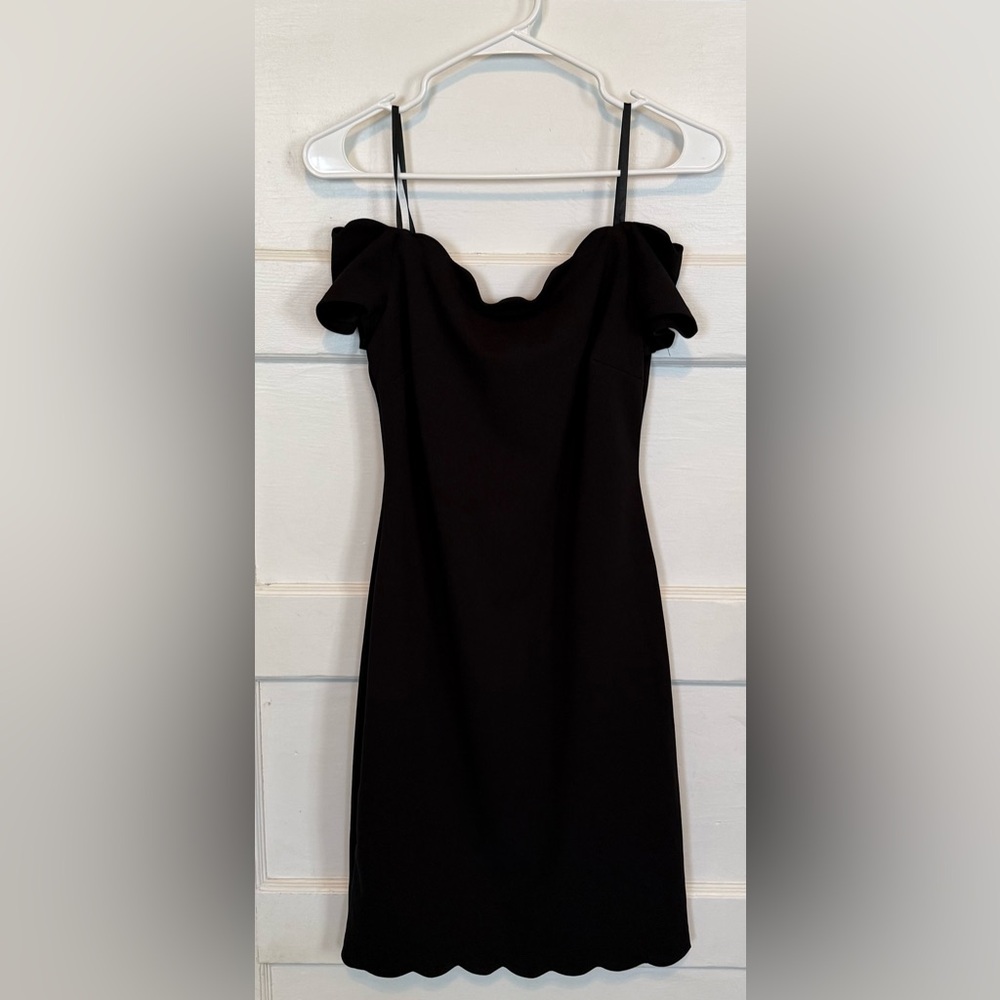 Premier Amour Off The Shoulder Womens Short Sleeve Sheath Dress
